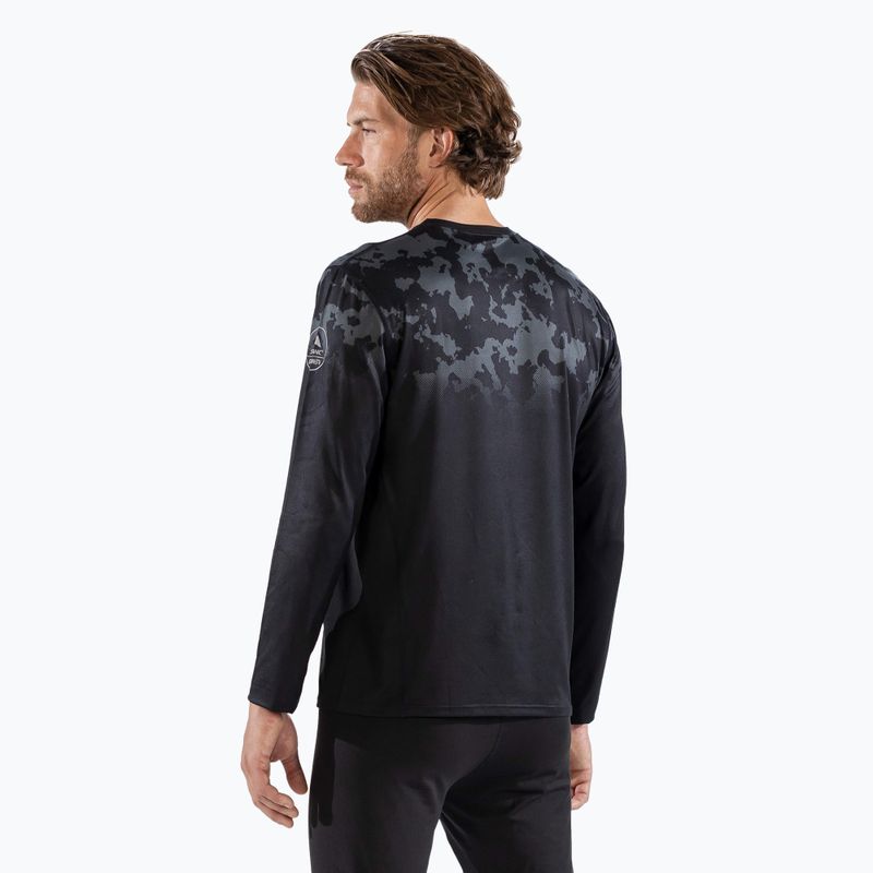 Bluză termică pentru bărbați Surfanic Bodyfit CarbonDri Limited Edition Crew Neck negru 3