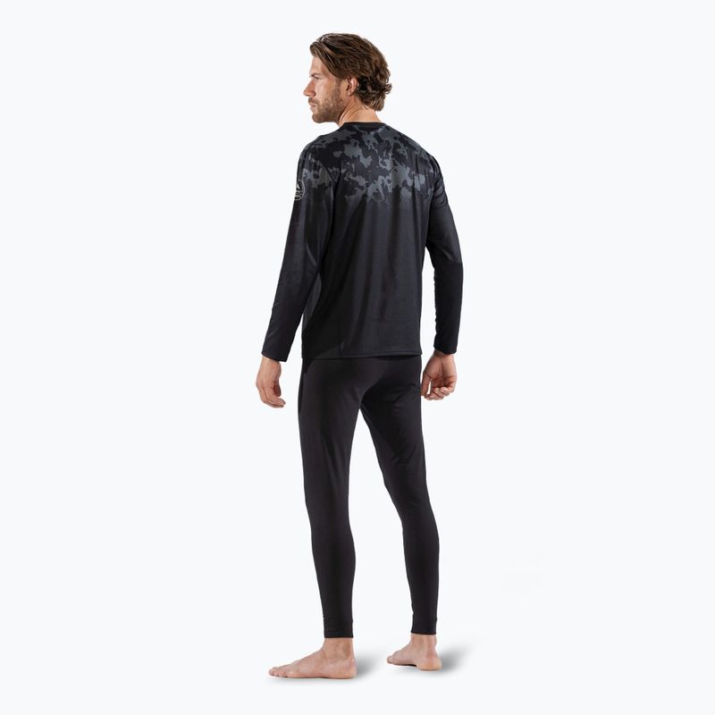 Bluză termică pentru bărbați Surfanic Bodyfit CarbonDri Limited Edition Crew Neck negru 6