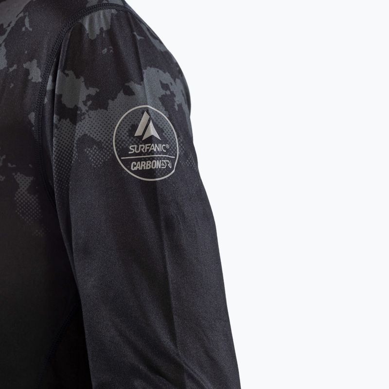 Bluză termică pentru bărbați Surfanic Bodyfit CarbonDri Limited Edition Crew Neck negru 9