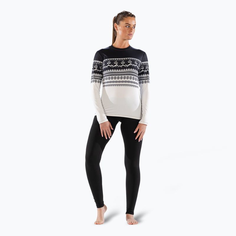 Bluză termică damă Surfanic Cozy CarbonDri Limited Edition Crew Neck black 2