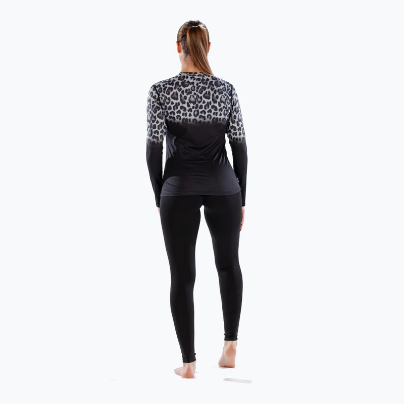Bluză termică damă Surfanic Cozy CarbonDri Limited Edition Crew Neck black 4