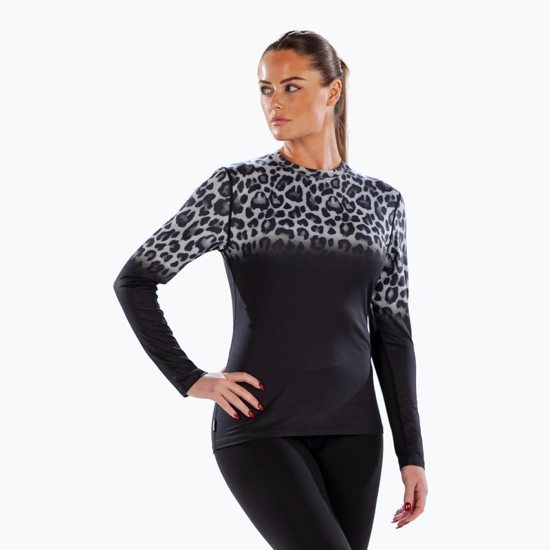 Bluză termică damă Surfanic Cozy CarbonDri Limited Edition Crew Neck black 5