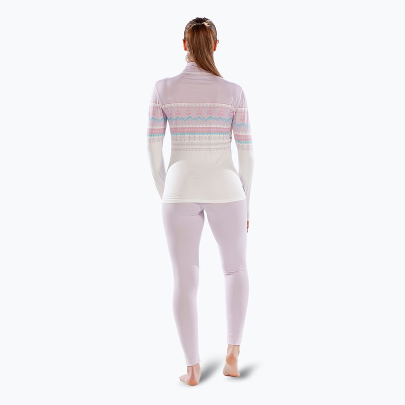 Longsleeve termoactiv pentru femei Surfanic Cozy CarbonDri Limited Edition Zip Neck pink 4