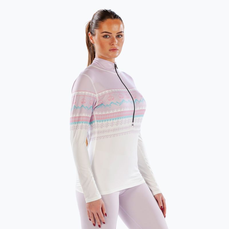 Longsleeve termoactiv pentru femei Surfanic Cozy CarbonDri Limited Edition Zip Neck pink 5