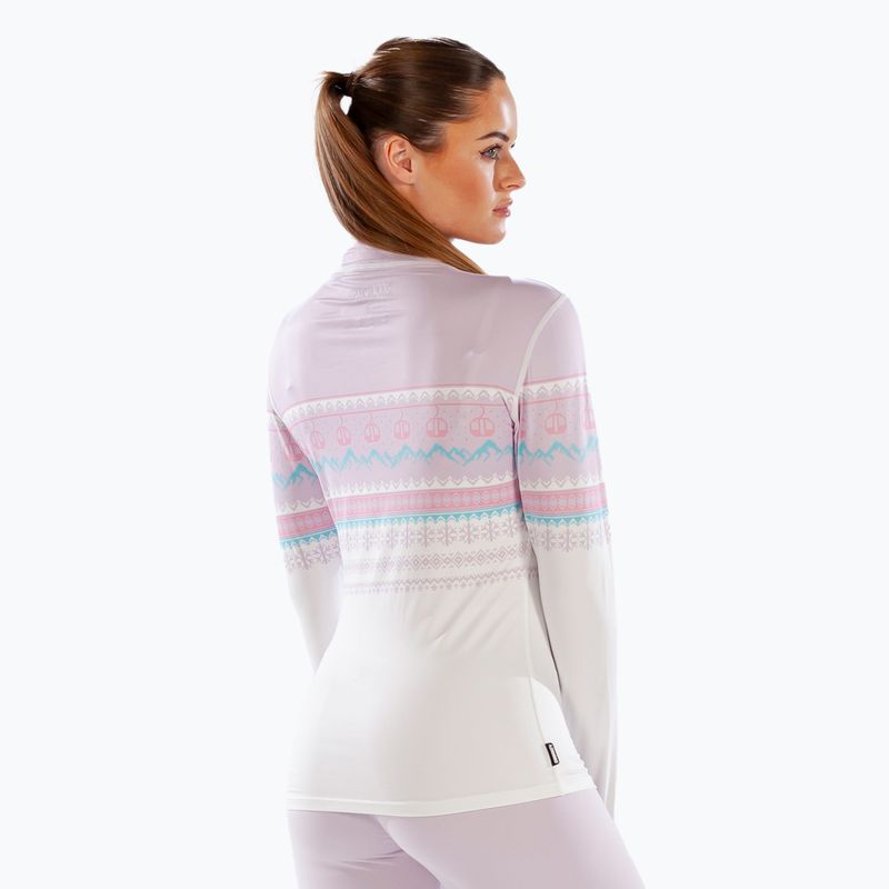Longsleeve termoactiv pentru femei Surfanic Cozy CarbonDri Limited Edition Zip Neck pink 6