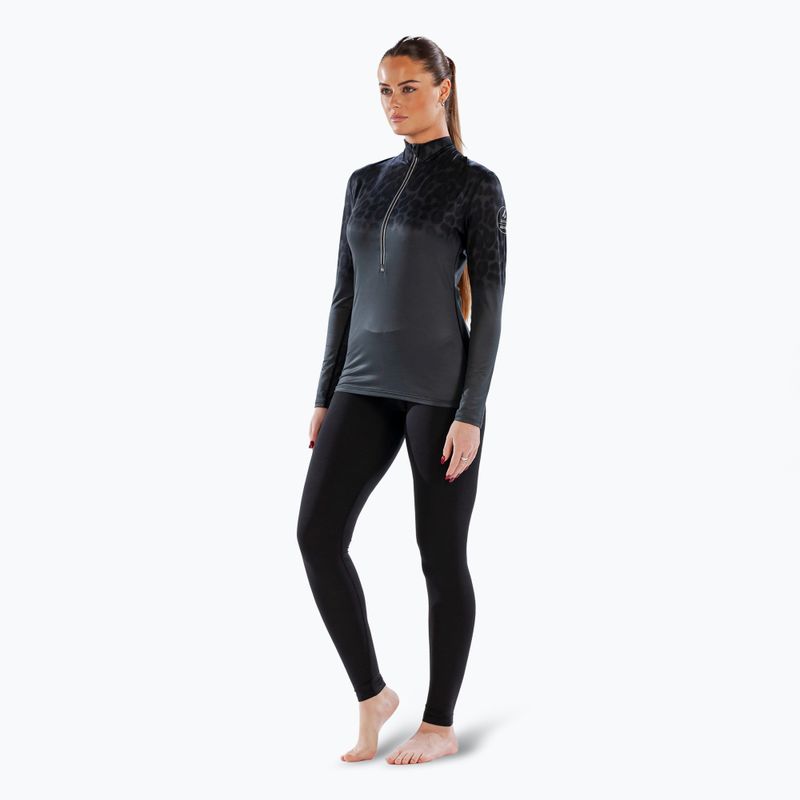 Bluză termică damă Surfanic Cozy CarbonDri Limited Edition Zip Neck black 2