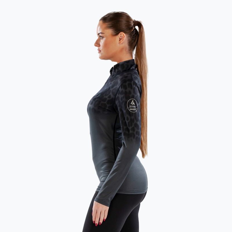 Bluză termică damă Surfanic Cozy CarbonDri Limited Edition Zip Neck black 5