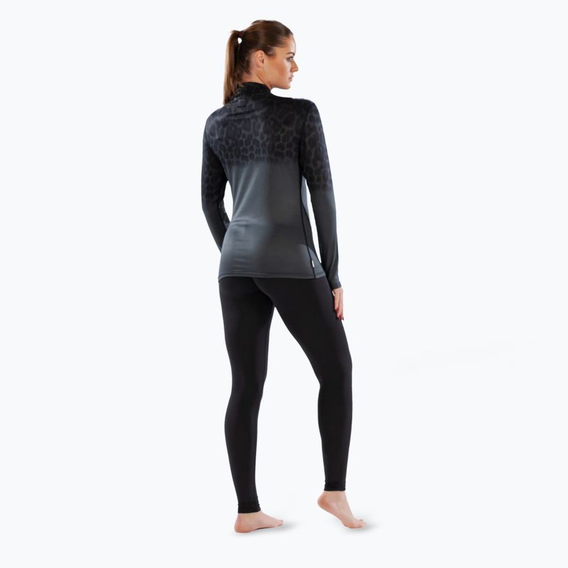 Bluză termică damă Surfanic Cozy CarbonDri Limited Edition Zip Neck black 6
