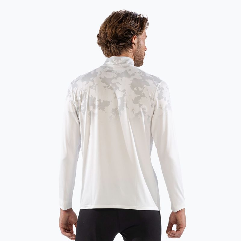 Longsleeve termoactiv pentru bărbați  Surfanic Bodyfit CarbonDri Limited Edition Zip Neck optic white 3