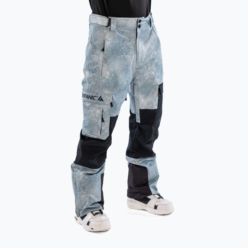 Pantaloni de schi pentru bărbați Surfanic Tactical Concrete grey 3
