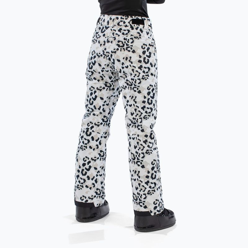 Pantaloni de schi pentru femei Surfanic Glow Animal Camo white 6
