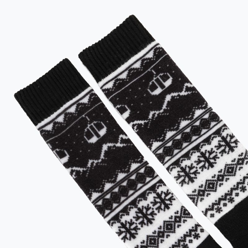 Șosete de schi Surfanic Pro Tech 3 pak Fairisle black 4