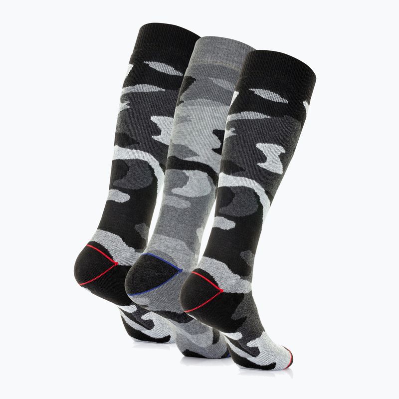 Șosete de schi Surfanic Pro Tech Plus 3 pak black camo 3