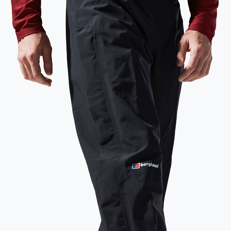 Pantaloni impermeabili pentru bărbați  Berghaus Hillwalker black/black 5