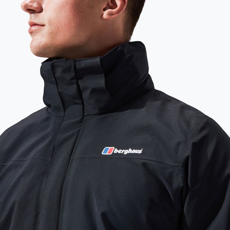Geacă impermeabilă pentru bărbați Berghaus Hillwalker IA black/black 4