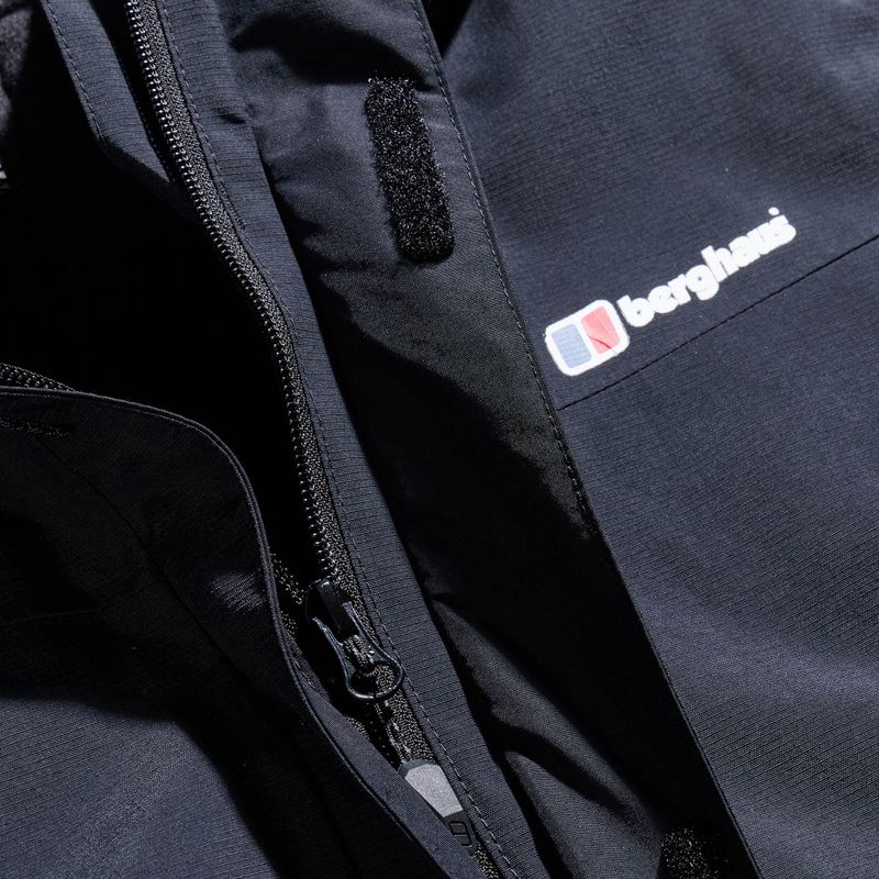 Geacă impermeabilă pentru bărbați Berghaus Hillwalker IA black/black 13
