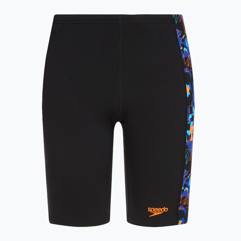 Pantaloni scurți de înot pentru bărbați Speedo Allover Panel V3 Jammer black