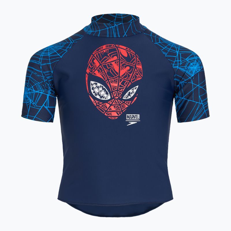Tricou de înot pentru copii Speedo Spider-Man Sun Top blue