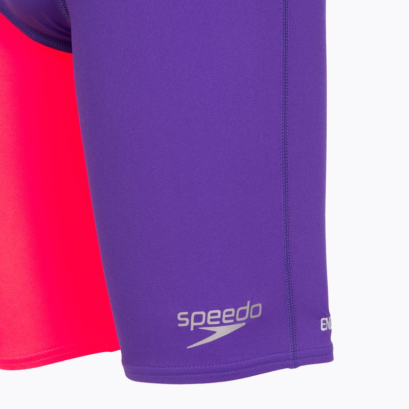 Pantaloni scurți de înot pentru copii Speedo Endurance+ High Waist Jammer purple/red 3
