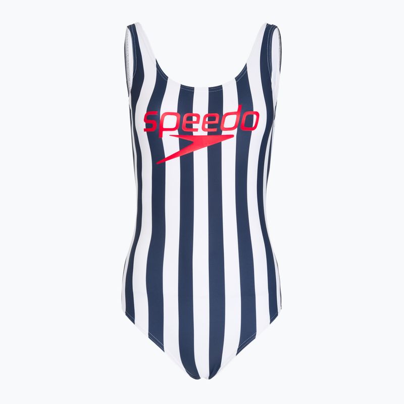 Costum de baie dintr-un element pentru femei Speedo Ice Cream U-Back blue/white