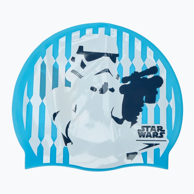 Cască de înot Speedo Slogan Print Star Wars Stormtrooper blue /white / grey