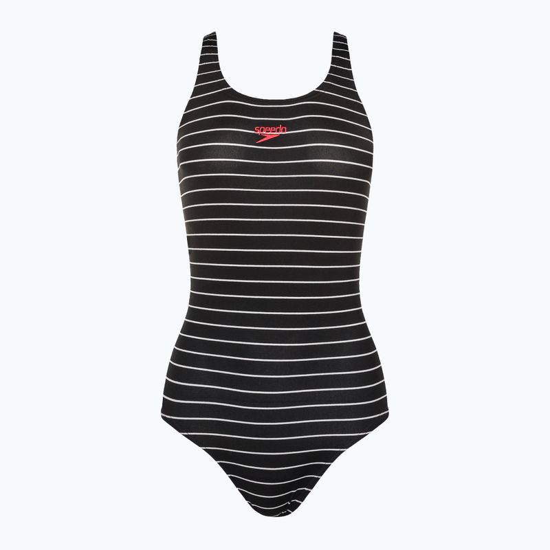 Speedo Essential Endurance+ Medalist costum de baie o piesă pentru femei negru 12515C891