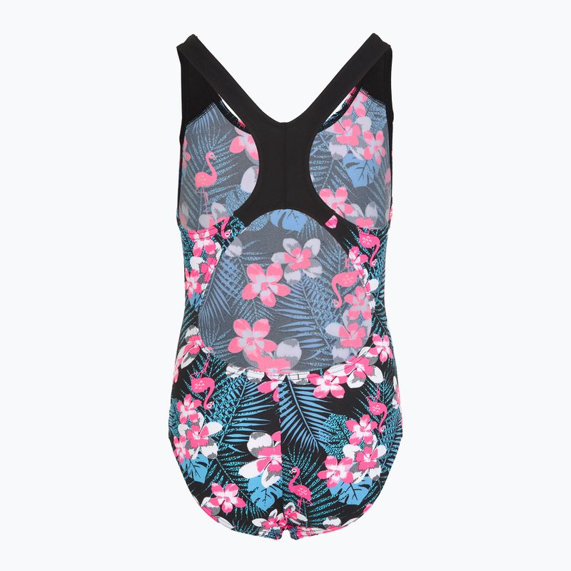 Costum de baie dintr-un element pentru copii Speedo Allover Splashback blue/pink 2