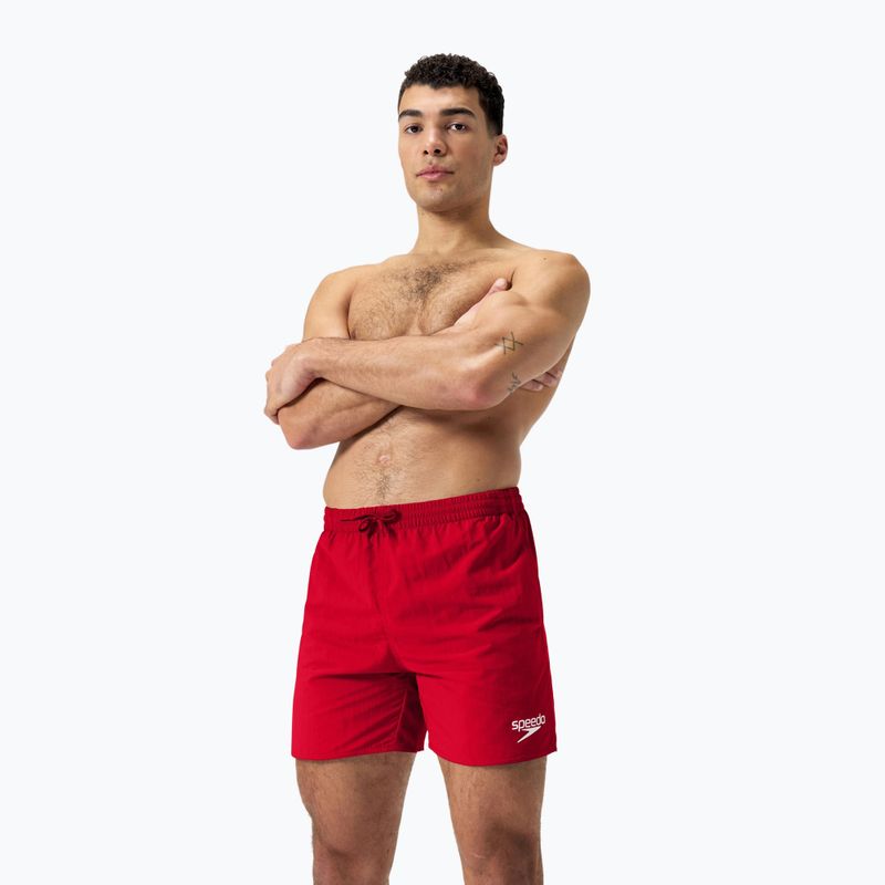 Pantaloni scurți de înot bărbați Speedo Boom Logo 16' roșu 68-124336446 4
