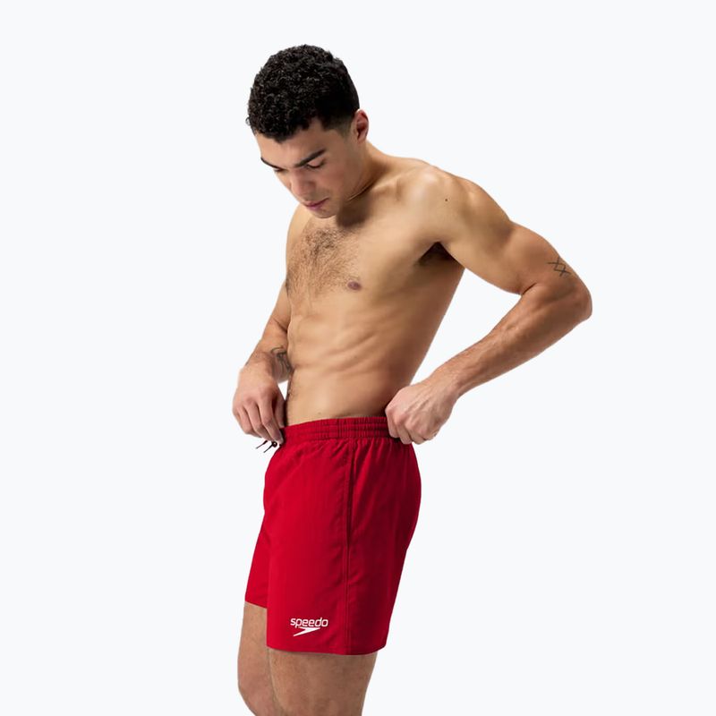 Pantaloni scurți de înot bărbați Speedo Boom Logo 16' roșu 68-124336446 5