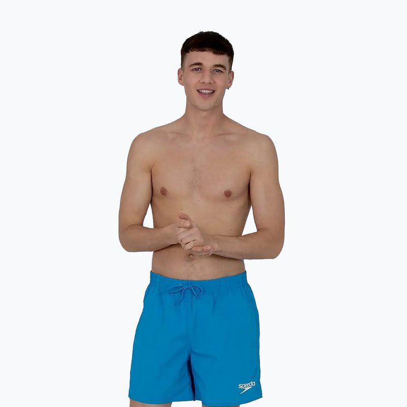 Pantaloni scurți de înot Speedo Essentials 16" Watershort albastru pentru bărbați 8-12433A369 2