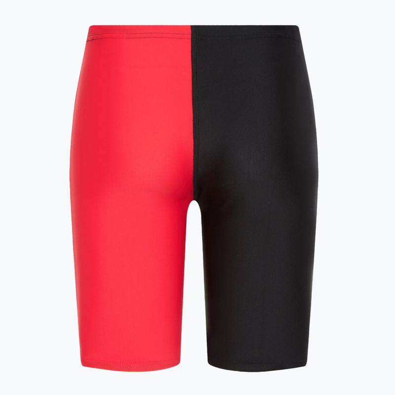 Pantaloni scurți de înot pentru copii Speedo Tech Placement Jammer black/red 2