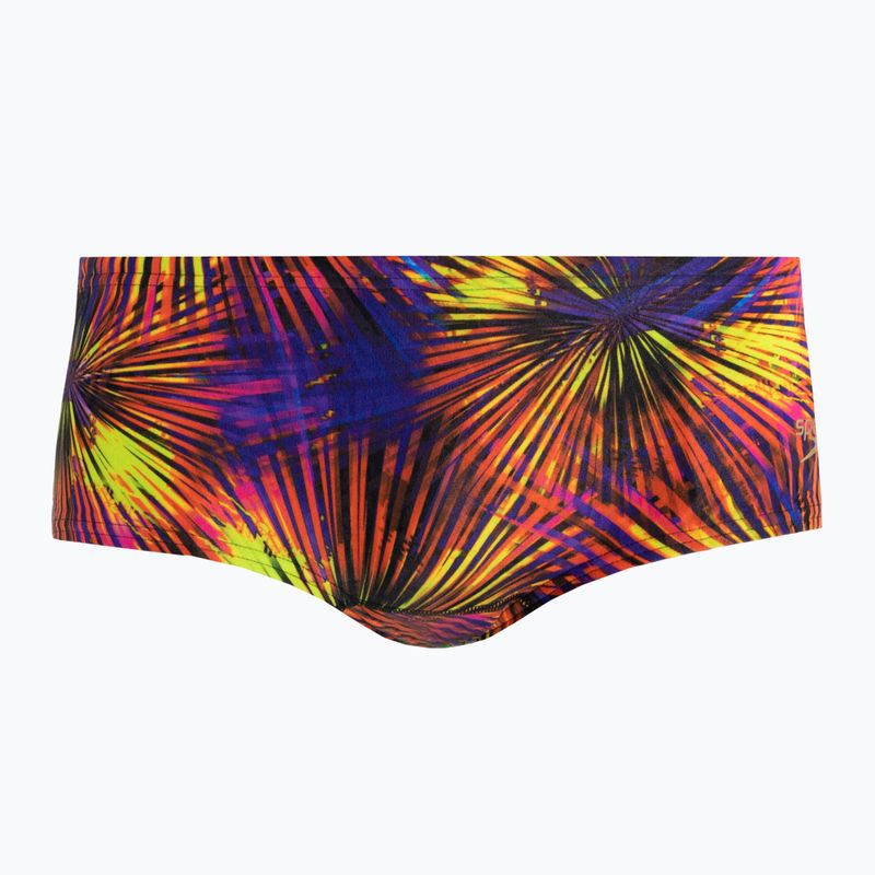 Speedo pentru bărbați Speedo Allover 14cm Brief slip de înot negru 68-02587F336