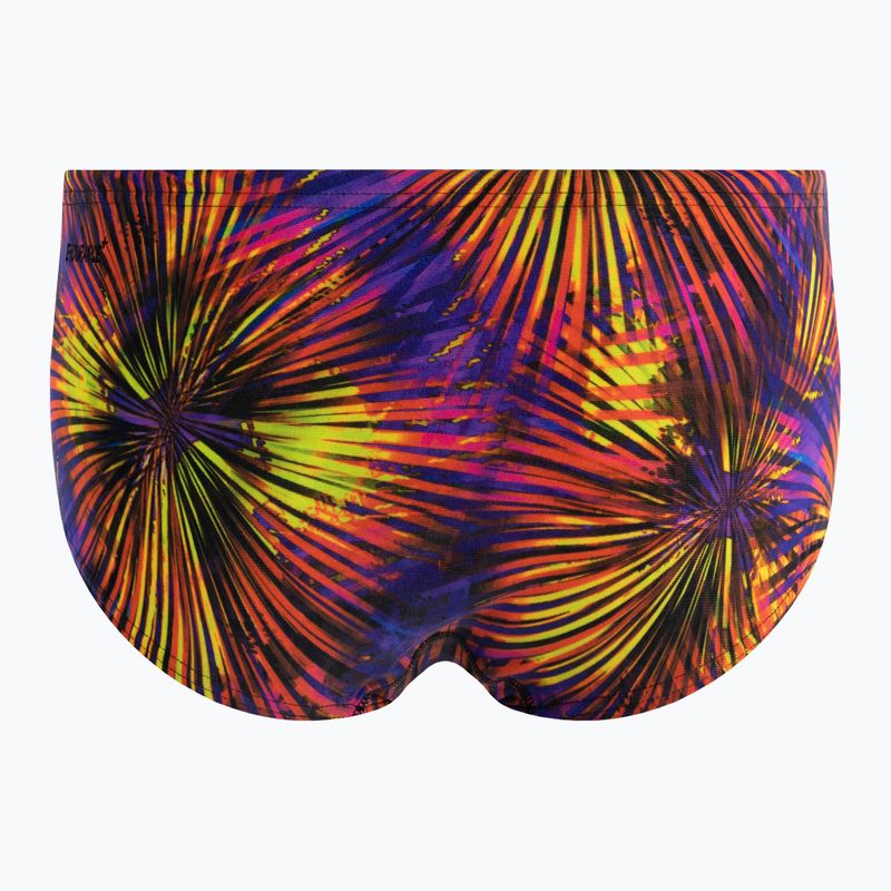 Speedo pentru bărbați Speedo Allover 14cm Brief slip de înot negru 68-02587F336 2