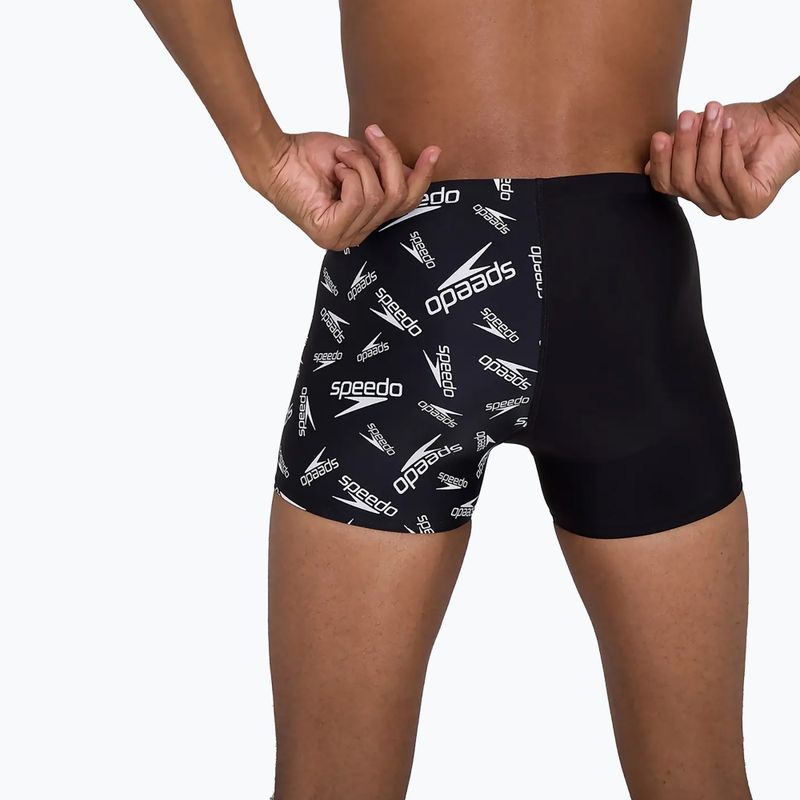 Speedo Allover V-Cut Aquqshort negru pentru bărbați 68-09734F392 7