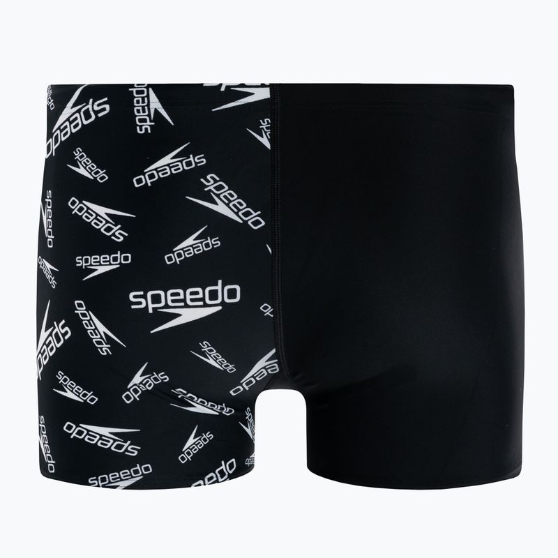 Speedo Allover V-Cut Aquqshort negru pentru bărbați 68-09734F392 2