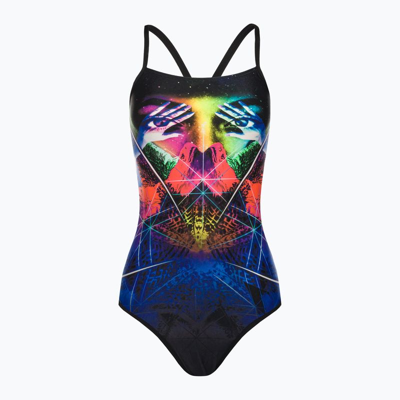 Speedo Ribbonback costum de baie o bucată pentru femei negru 68-1171717F333 7