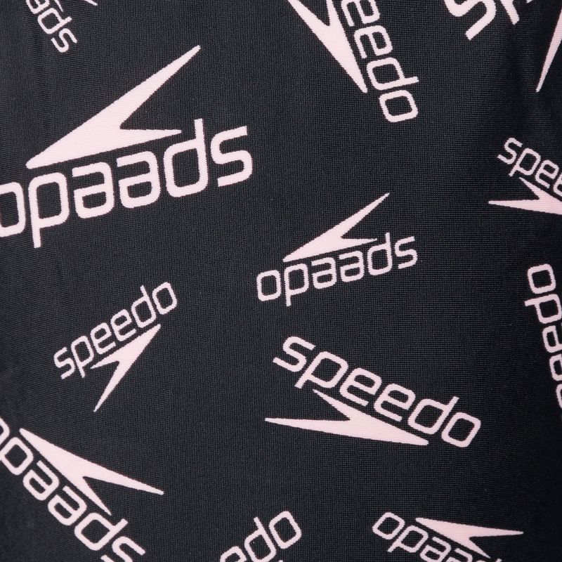 Speedo Printed Tie-Back Tankini Tankini pentru copii costum de baie din două piese negru 68-12380F390 3