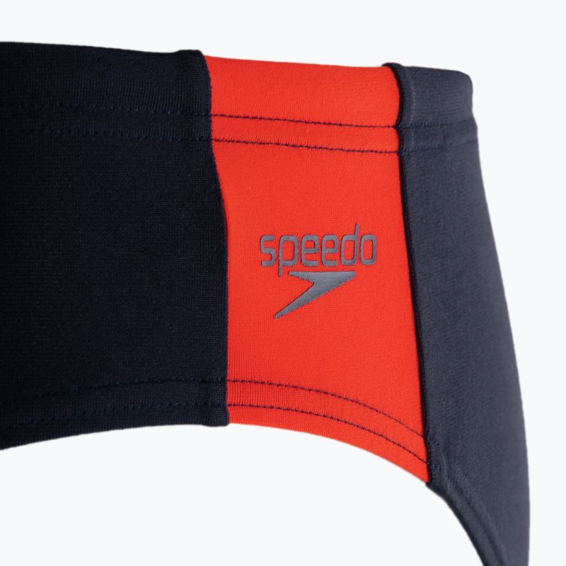 Speedo Boom Logo Splice pentru bărbați Speedo Boom Logo Splice slip de baie albastru marin 12824F889