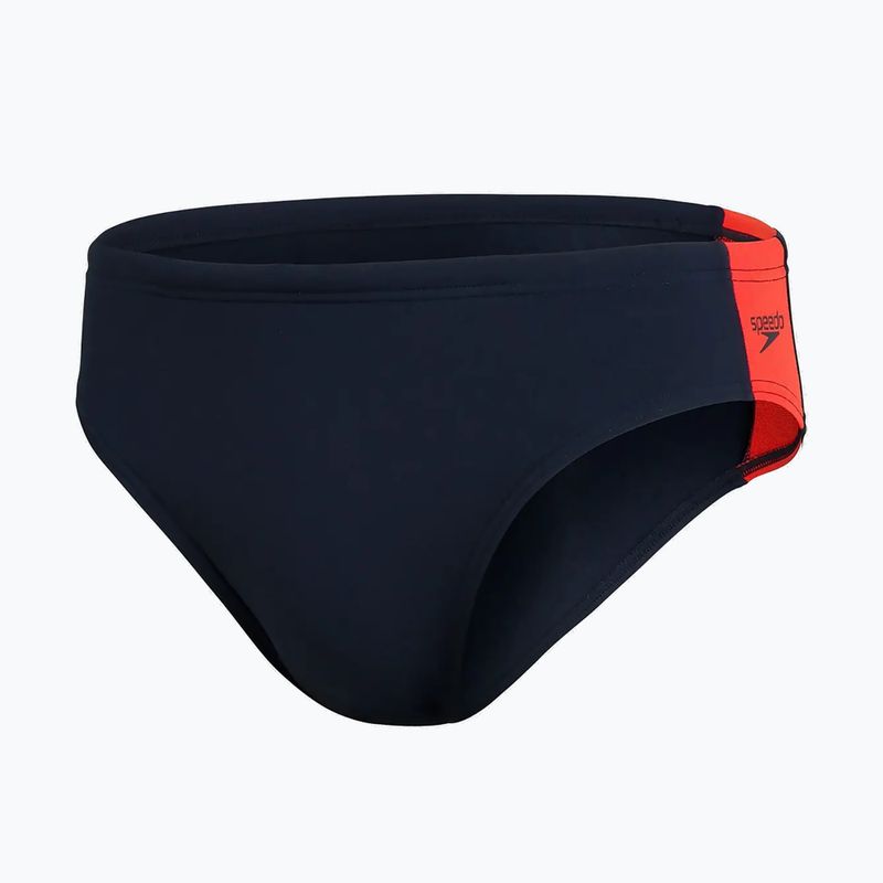 Speedo Boom Logo Splice pentru bărbați Speedo Boom Logo Splice slip de baie albastru marin 12824F889