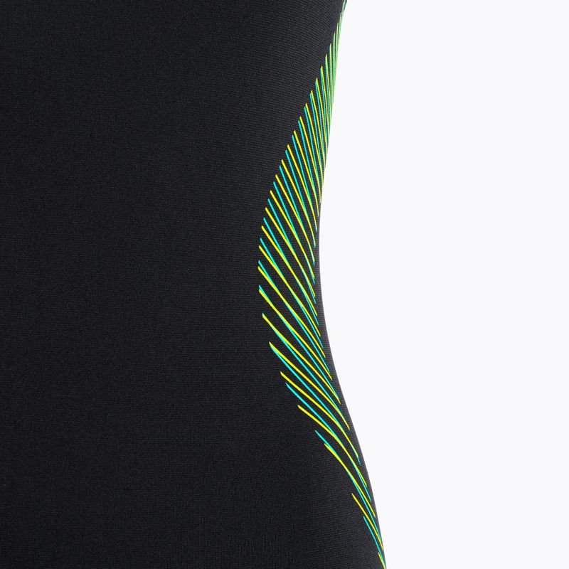 Speedo Placement Muscleback costum de baie o singură piesă pentru femei negru 68-08694 3
