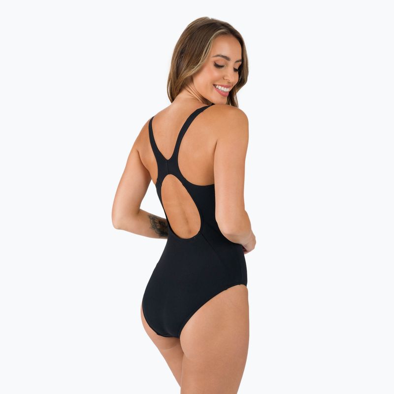 Speedo Placement Muscleback costum de baie dintr-o bucată pentru femei negru 68-08694G704 3