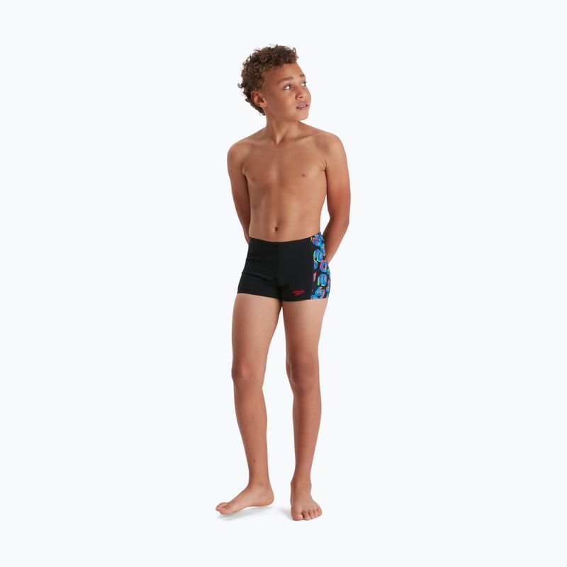 Speedo Digi Digi Allover Panel slip de înot pentru copii negru 68-09530G685 7