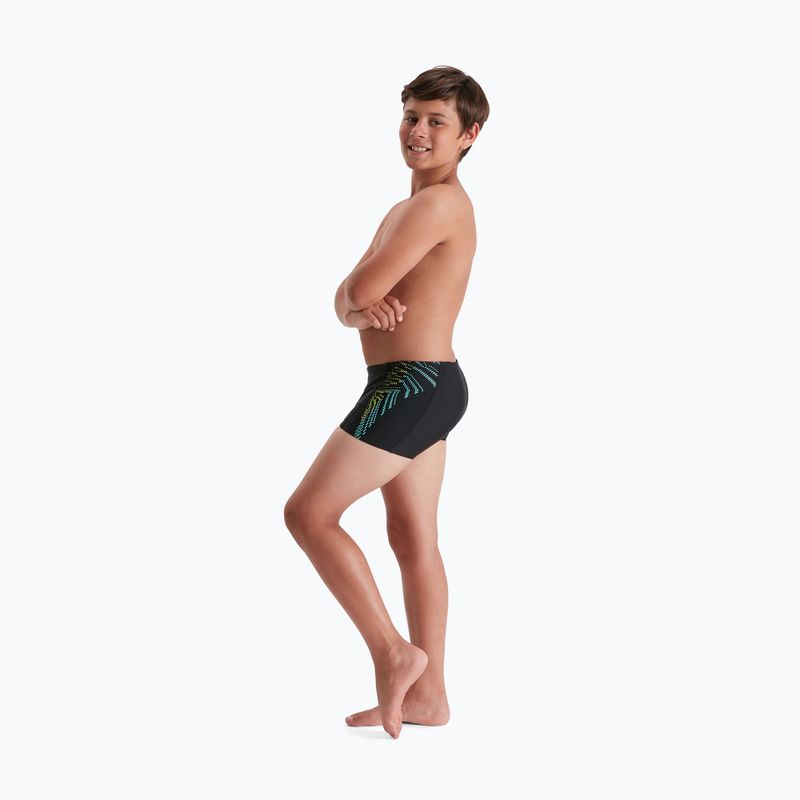 Speedo Plastisol Plastisol Placement slip de înot pentru copii negru 68-09530G690 7