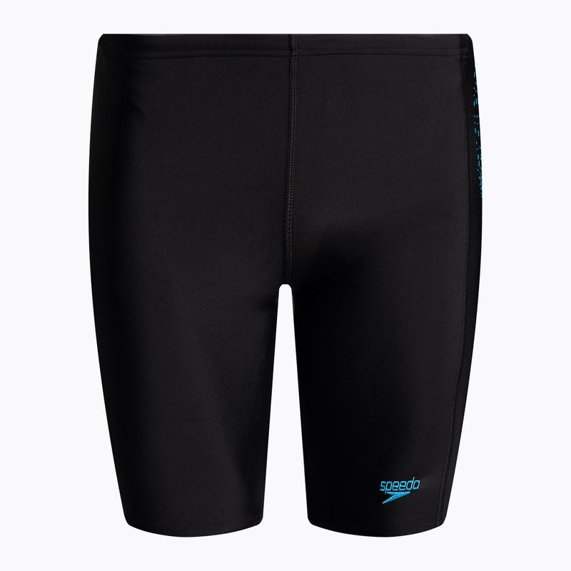 Speedo Plastisol Plastisol Placement Jammer slip de înot pentru copii negru 68-09531G689