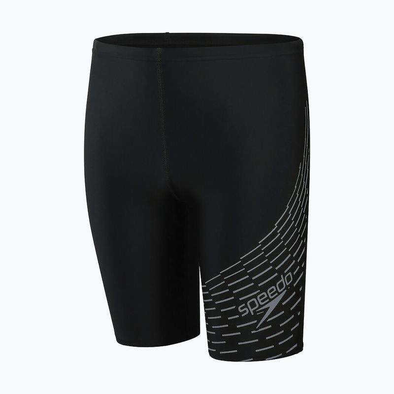 Bărbați Speedo Medley Logo Swim Jammer negru 8-12411 4