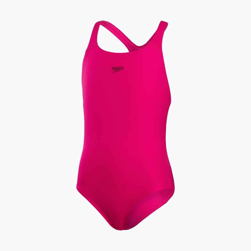 Speedo Eco Endurance+ Medalist costum de baie pentru copii, o singură piesă, roz 8-13457B495 4