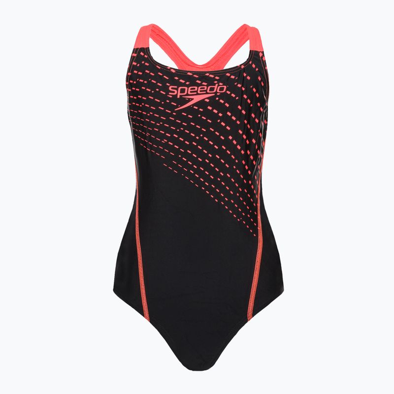 Speedo Medley Logo Medalist pentru copii costum de baie dintr-o bucată negru 68-13458G683