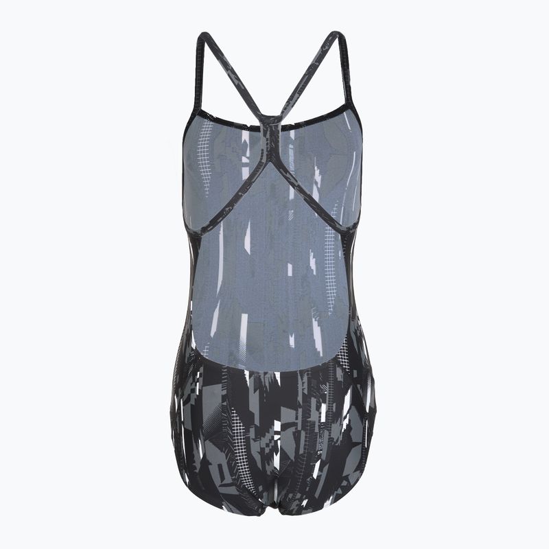 Costum de baie pentru femei dintr-un element Speedo Allover Rippleback black 2
