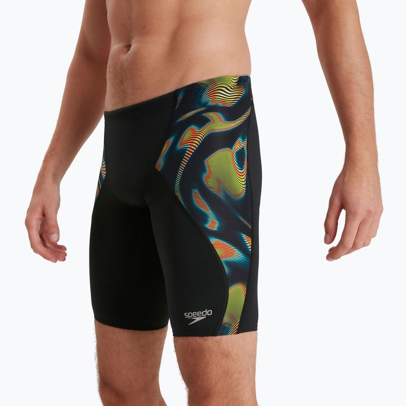 Costume de baie Speedo Allover Digital V-Cut Jammer pentru bărbați negru 68-10851G633 2