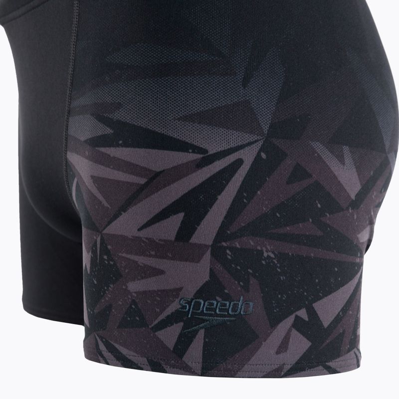 Boxeri de înot pentru bărbați Speedo HyperBoom V-Cut Aquashort black/siren red 3